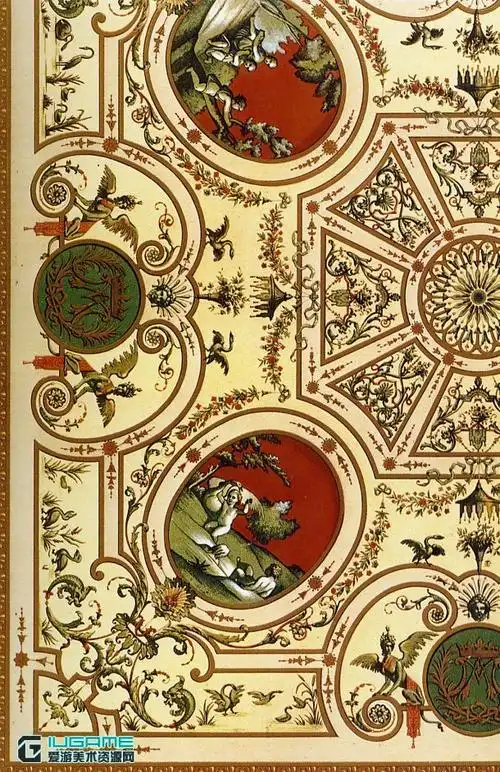 世界装饰素材大全 古典 教堂 欧式 花纹 图案222张 - 爱游美术资源网