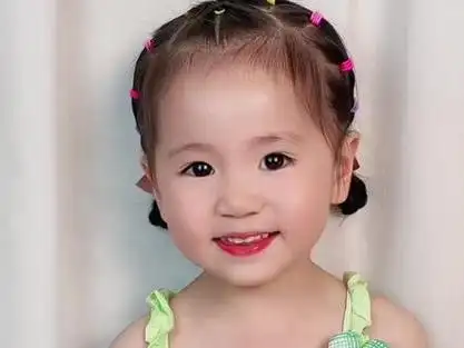 无刘海发型 #短发宝宝编发 #两岁宝宝编发 #儿童编发 @抖音小助手