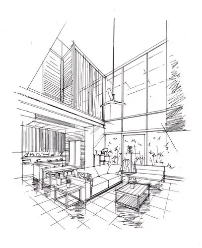 室内手绘步骤图|空间|家装设计|画手会的老司机_原创作品-站酷zcool