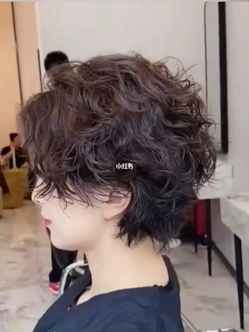 这个卷发不显老少年感短发烫发推荐