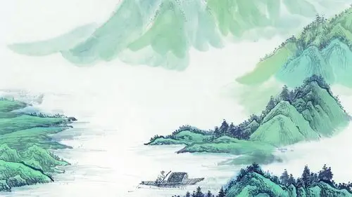 丹青水墨画唯美高清桌面壁纸高清大图预览1920x1080_风格壁纸下载_美