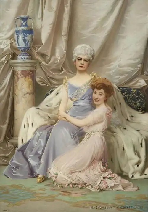 描绘19世纪欧洲贵族女性
