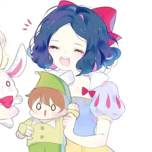 2020好看可爱的闺蜜头像手绘