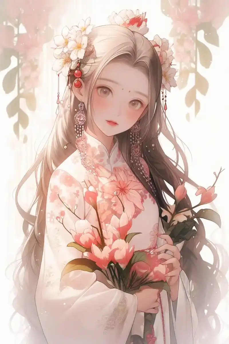 古风 #古装仙女插画图集 #国风古韵 #手机墙纸 #图文 - 抖音