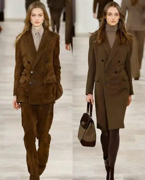 就是黑色,灰色,褐色,棕色,卡其色,焦糖色的搭配,一身最好选择集中不同