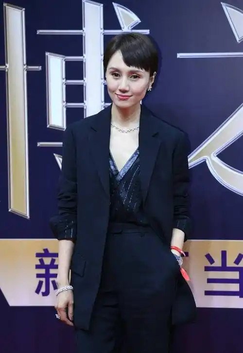 三四十岁的女性更适合去搭配她的服装造型但是袁泉的职场中,往往更