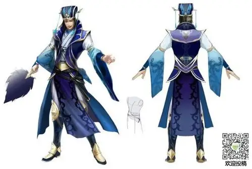 游戏《真三国无双8》今日公布英雄司马懿形象设计图