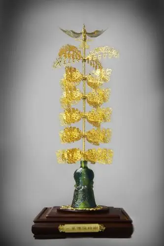 三星堆摇钱树 金属工艺品 旅游宗教商务馈赠纪念礼品图片_5