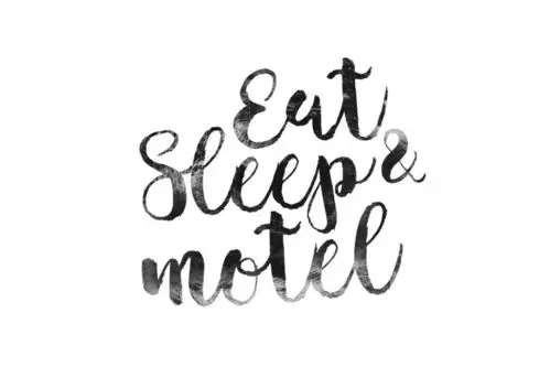 简约优雅餐饮美食主题手写英文无衬线字体下载endlessscript