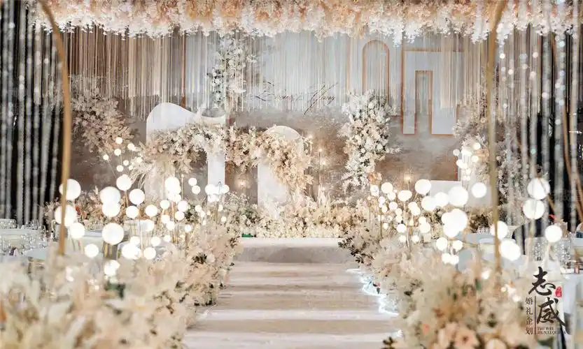 长沙61简约高级大气香槟色婚礼