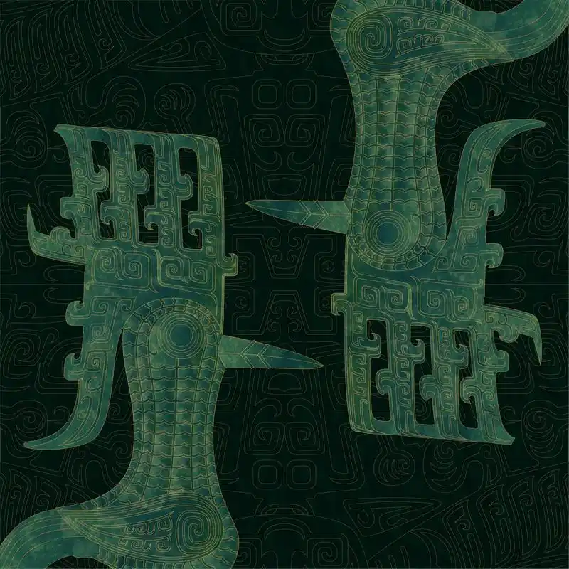 中华文化之纹样里的三星堆青铜鸟数字藏品首发数藏中国