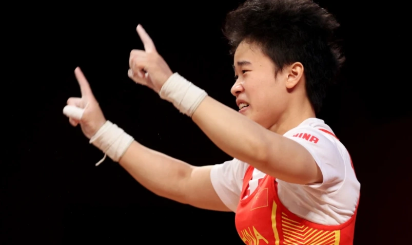 奥运冠军侯志慧(女子49公斤级)中国2020东京奥运会第2枚奥运金牌获得