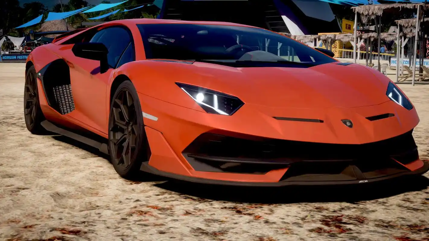 地平线5 #超跑 #游戏风景 #每一帧都是壁纸 兰博基尼s - 抖音