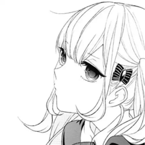 头像,女头,漫头,女生,半身,黑白,二次元,动漫