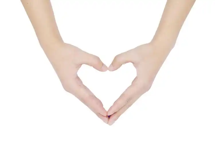 心形爱心人物手势双手比心爱心手势双手比爱心素材笔芯情人节免抠素