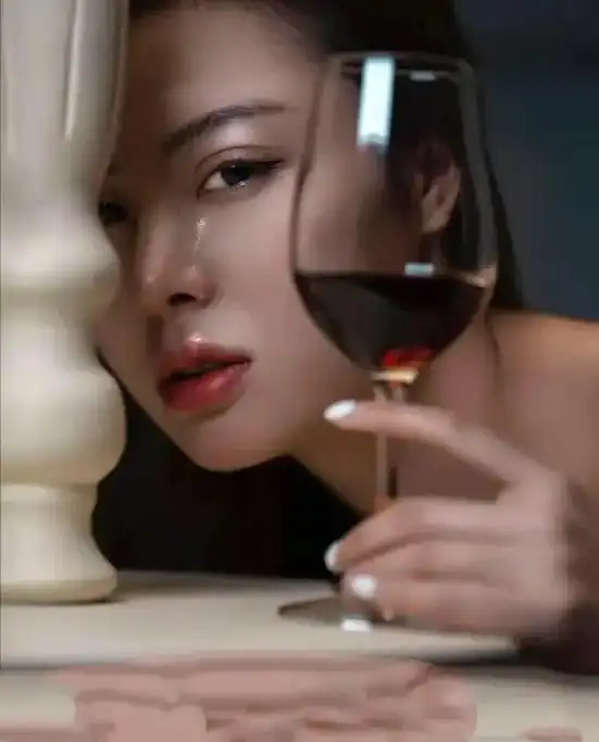 有人喝了酒眼里全是温柔与浪漫,也有人喝醉后,满眼都是泪水和心 - 抖