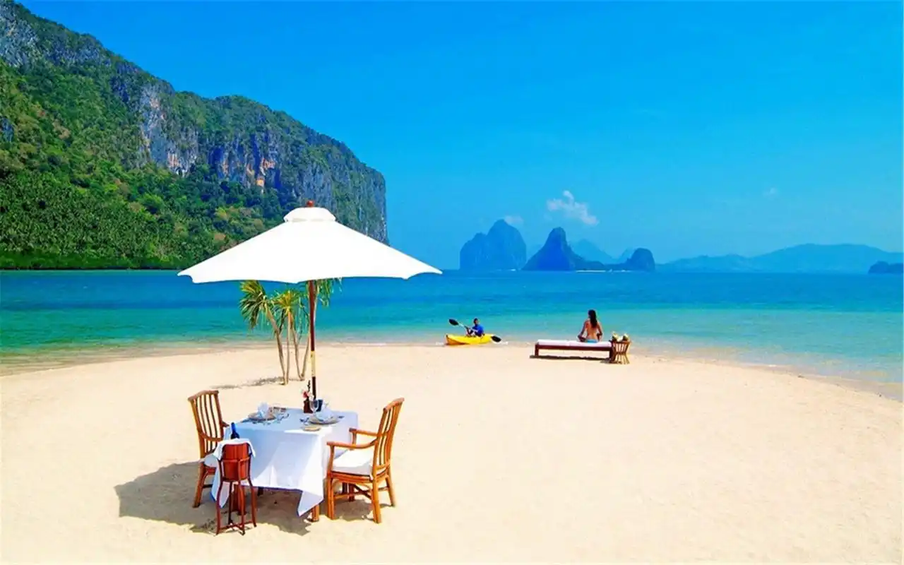 清新海岸风光自然风景高清电脑桌面壁纸图片大全