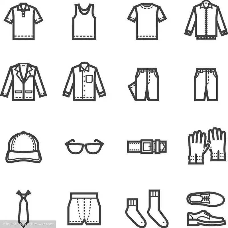 男人的衣服图标
