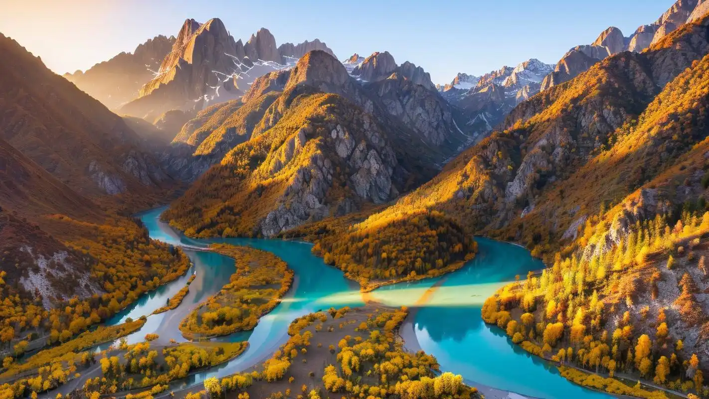 9015ins风高级质感山川背景图集锦