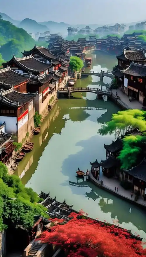 治愈系风景 #旅行推荐官 #好山好水好风景 #江南水乡风景 - 抖音