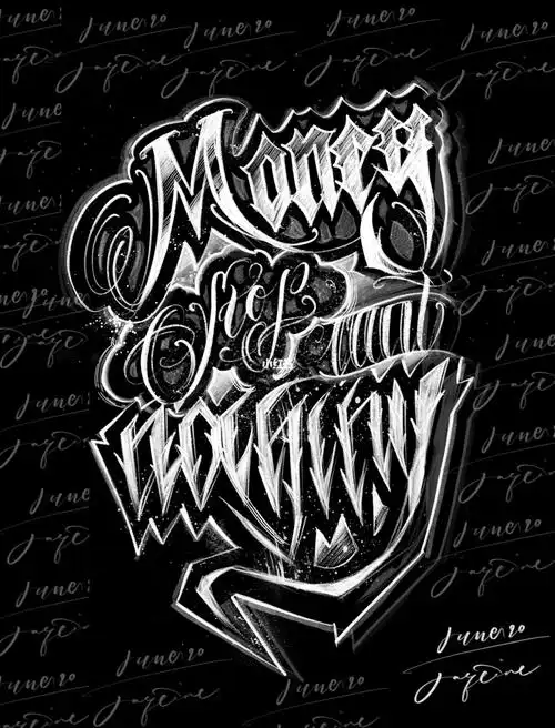 花体英文奇卡诺