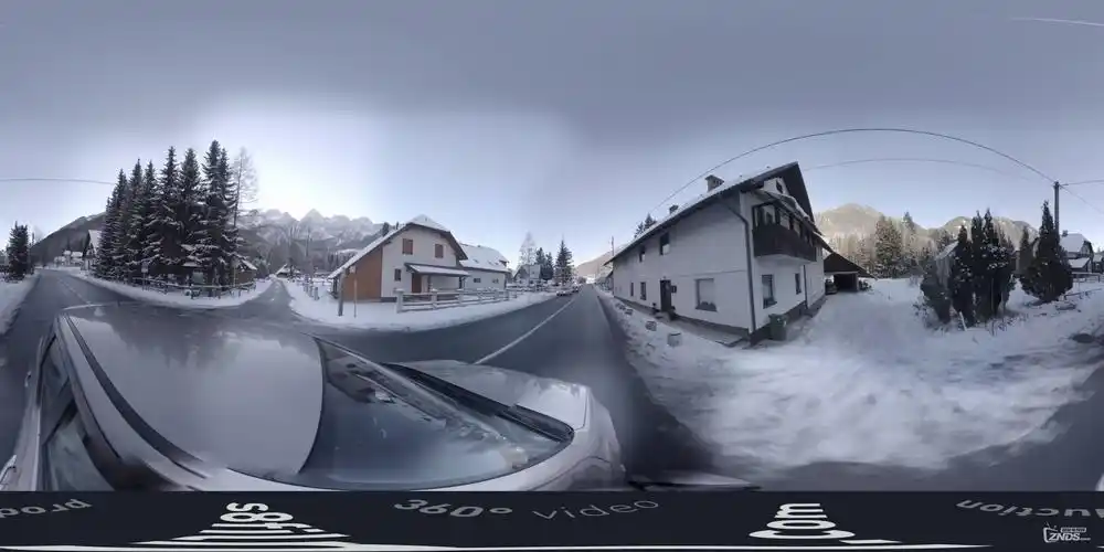 4kvr全景视频360度全景vr视频带你感受阿尔卑斯滑雪圣