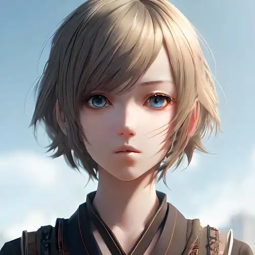 学生风格的中性头像