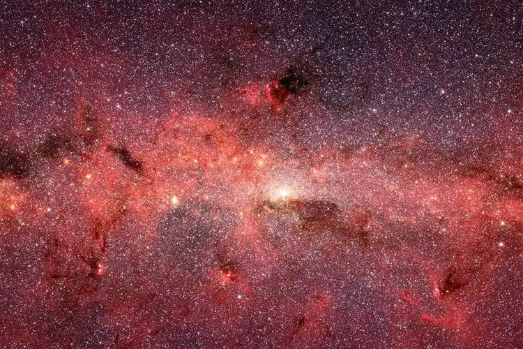 nasa发布银河系中心区域高清大图