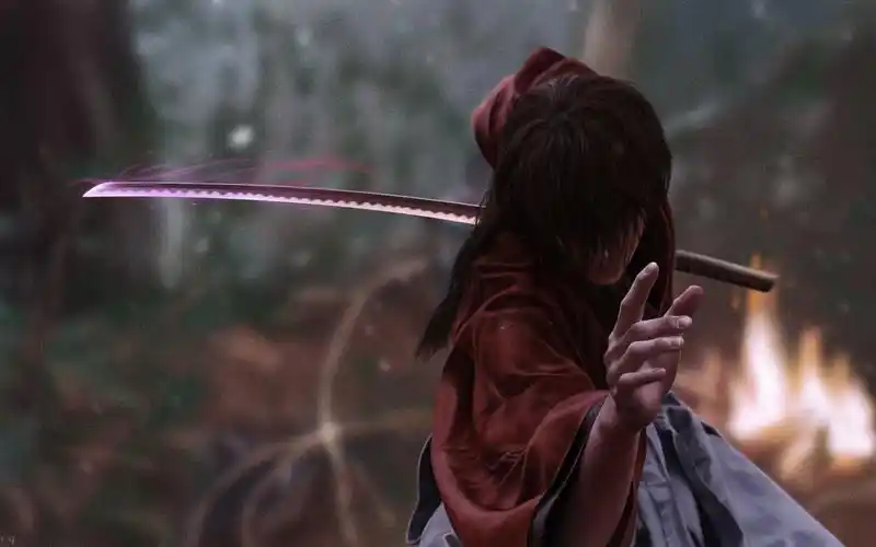 板绘浪客剑心绯村剑心