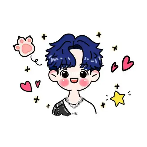 手绘明星头像王一博