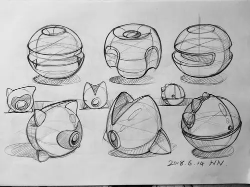 2018产品手绘部分示范