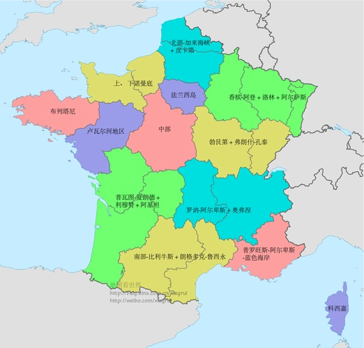 法国行政区划及领土分类(原创)france法国;法朗士,阿纳托尔