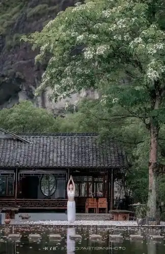 与你相约是一种清浅的禅意意境好美