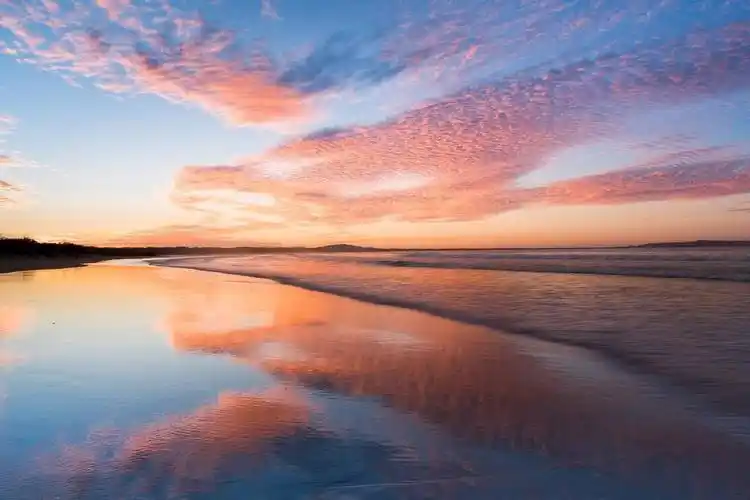 里弗尔湖夕阳美景高清带鱼屏壁纸图片(3440x1440) - 4k风景高清壁纸