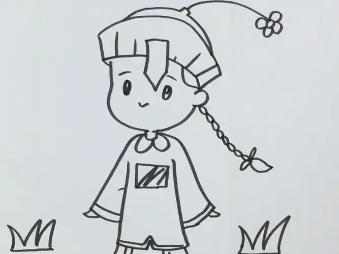 僵尸简笔画的画法