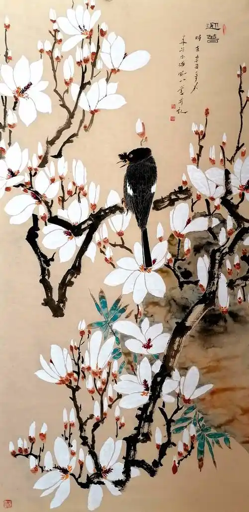 艺术大家刘用华百年南北国画大展作品赏析