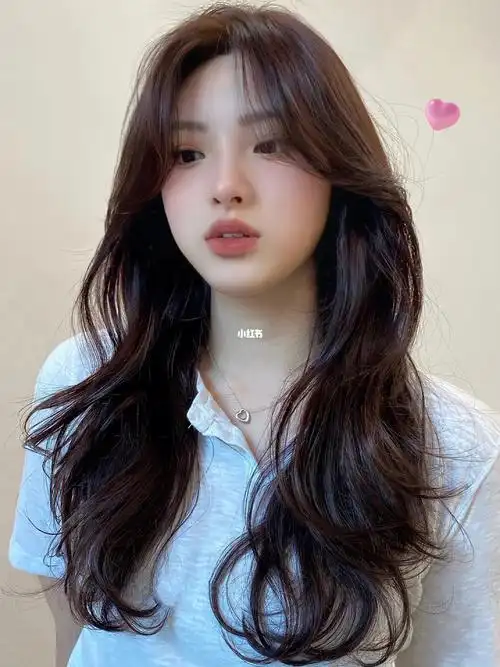 长发女生必备的烫发款式90韩式大波浪卷90