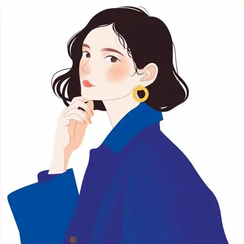 简约的克莱因蓝头像,很适合职场!_颜色_专业_感觉