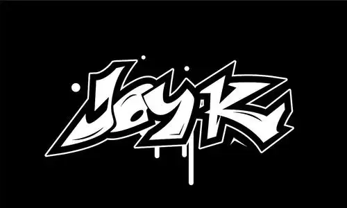 嘻哈涂鸦字体设计