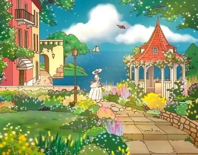 宫崎骏场景插画背景图67676767