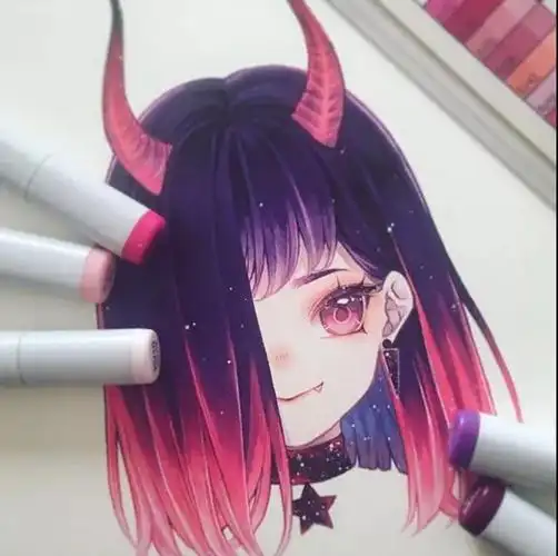 马克笔手绘十二星座头像快来pick你的星座吧