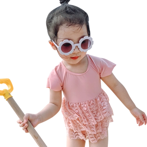 儿童泳衣女童小女孩可爱裙式游泳衣宝宝婴儿连体小童公主比基尼