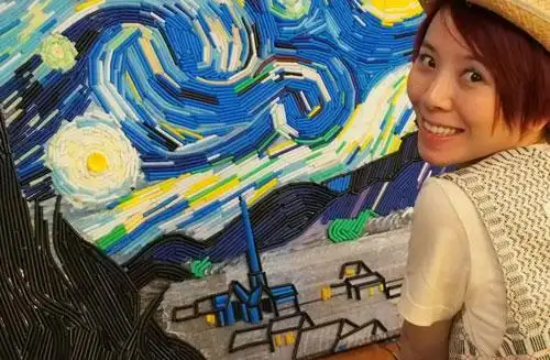 黄雅莉创作星空