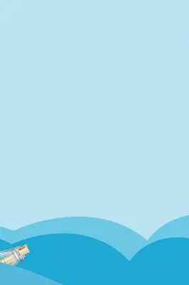 简约蓝色双面封面图片背景