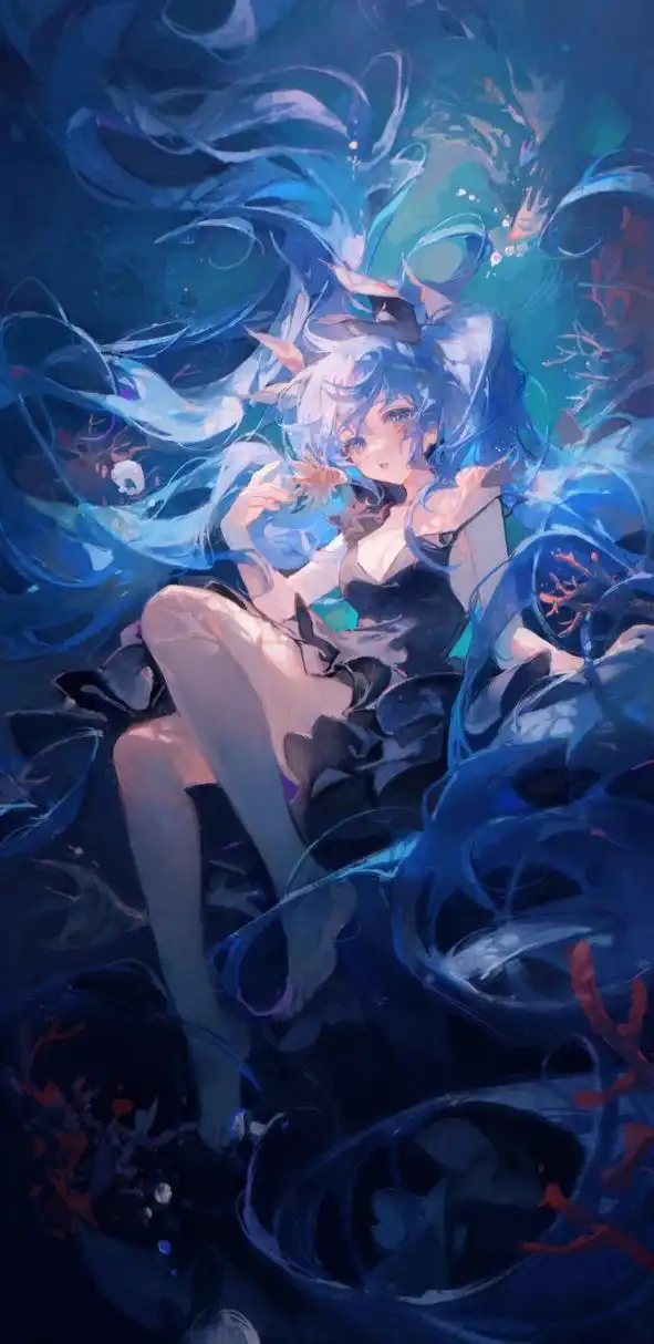 二次元# 深海少女初音未来 twi:matcha