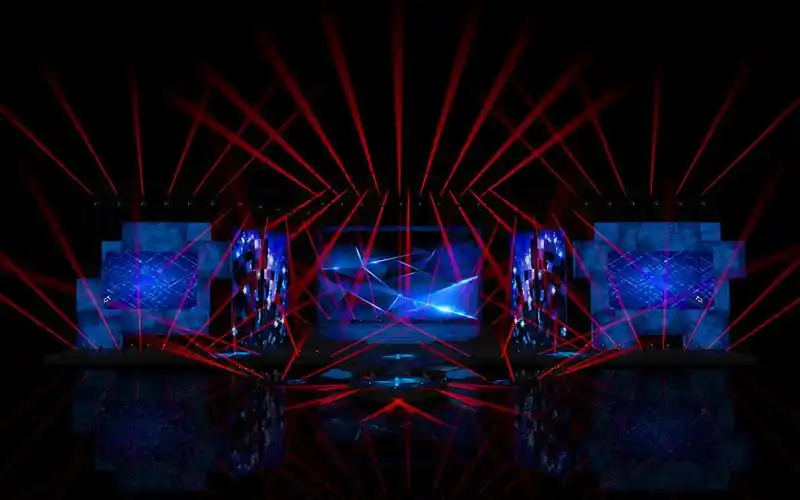 演唱会舞台舞美设计效果图图片下载max素材-创意产品-我图网