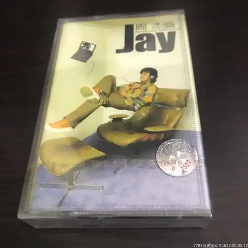 全新周杰伦同名jay首版c标磁带专辑