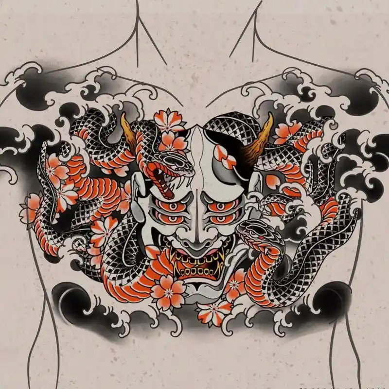 般若 #纹身 #日式老传统 #纹身原创手稿 #2022有你 - 抖音