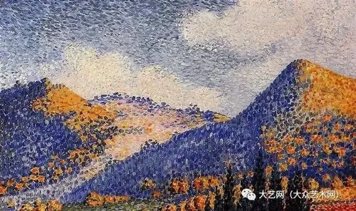 法国著名新印象点彩派画家 henri-edmond cross 绘画作品_克劳斯