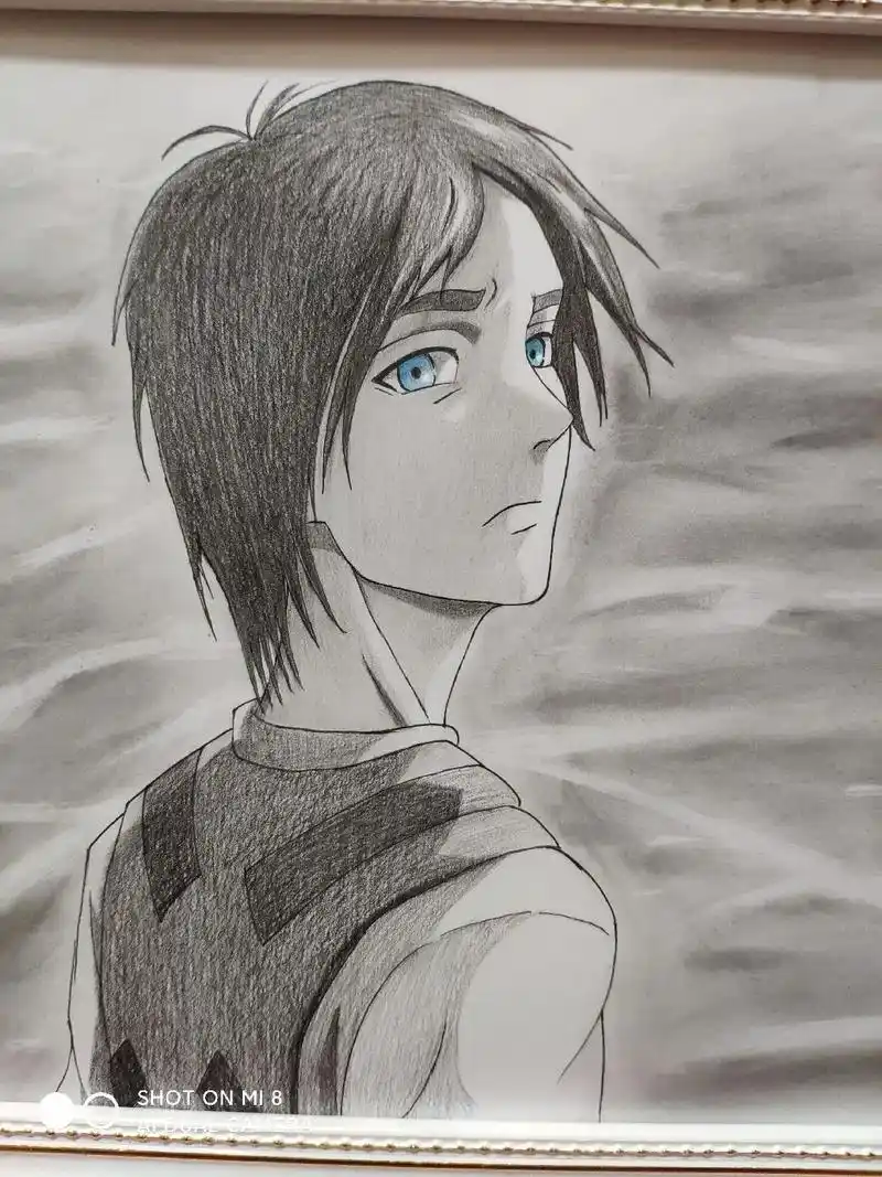 进击的巨人#艾伦耶格尔#动漫绘画  - 抖音